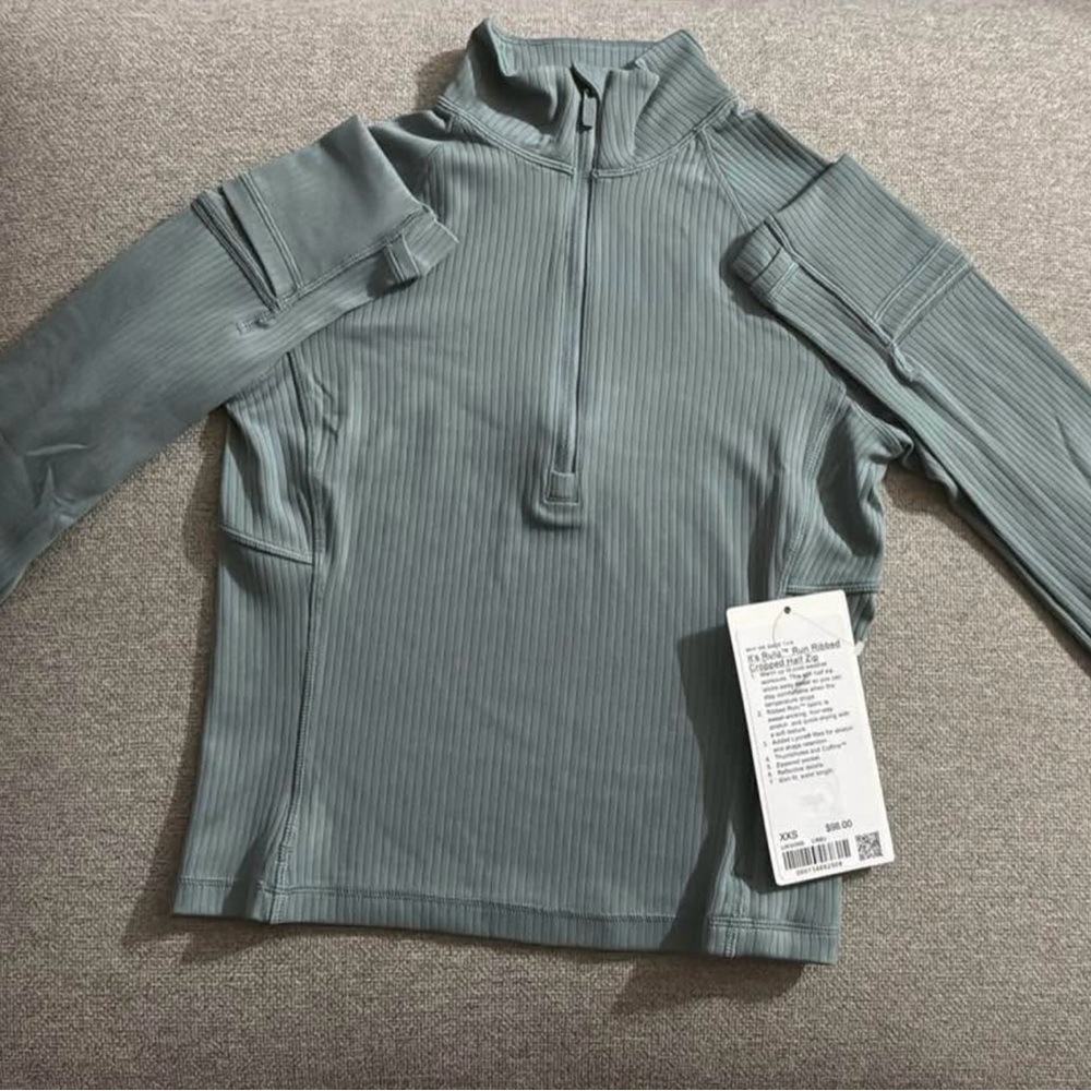 It’s Rulu Ribbed Cropped Half Zip
Updated - Picture 2 of 3
